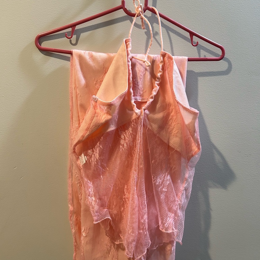 Elegant Pink Women's Chemise